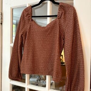 Madewell brown sweater top